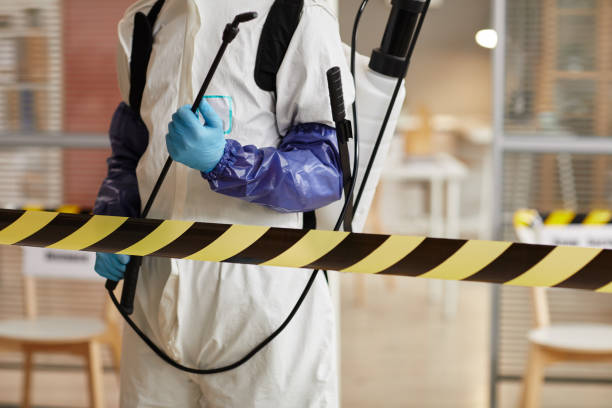 Professional Biohazard technician working in Brohman, MI